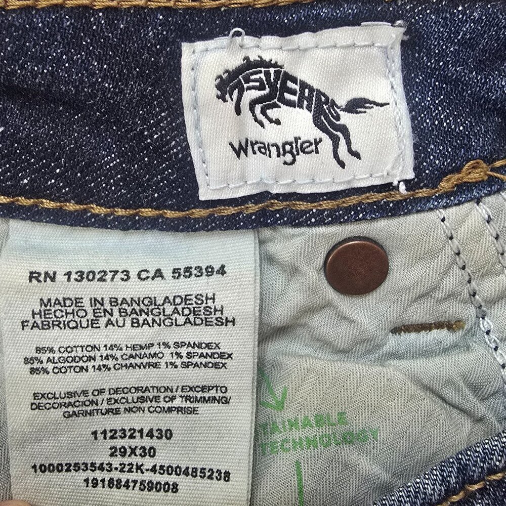 Women's Wrangler Ellery High Rise Trouser Jean - Dark Wash - Picture 7 of 8